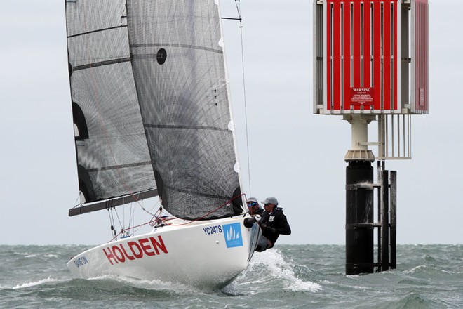 Game On enjoying the ride - Festival of Sail - Melbourne to Geelong passage race ©  Alex McKinnon Photography http://www.alexmckinnonphotography.com